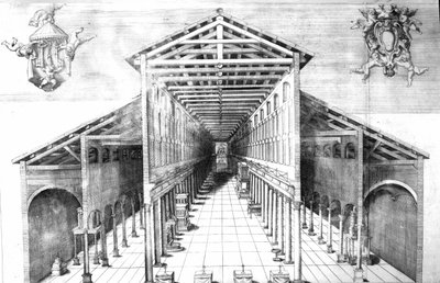 Interior of Old St. Peter